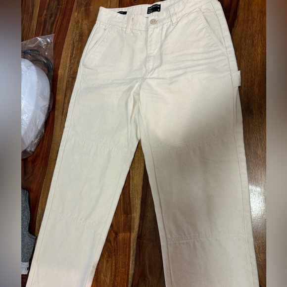 Frank and Oak cream jeans NEW - Picture 1 of 3